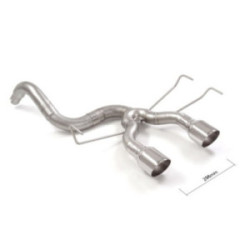 Tube arrière avec 2 sorties...