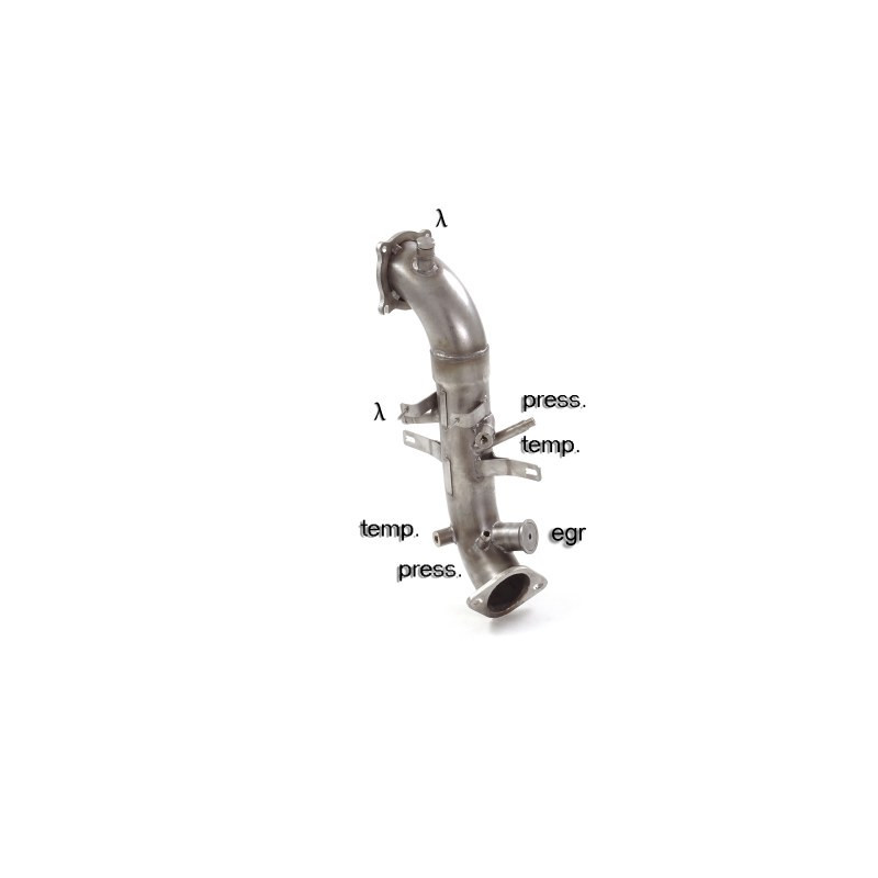Tube remplacement cat RAGAZZON pour ALFA ROMEO Giulia(952) 2.0 Turbo Q4 Veloce (206kW) 2016-