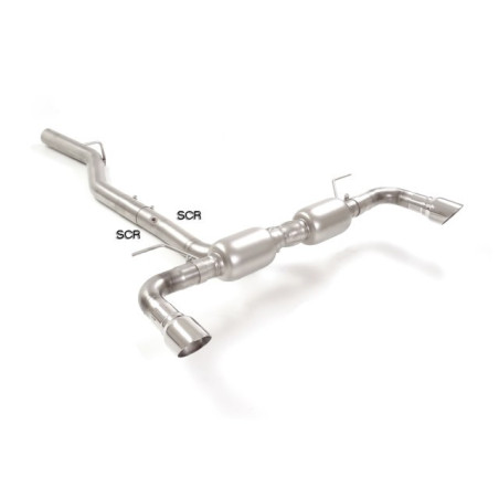 Silencieux arrière duplex RAGAZZON pour ALFA ROMEO Giulia(952) 2.2TD Q4 (140kW) 09/2018-