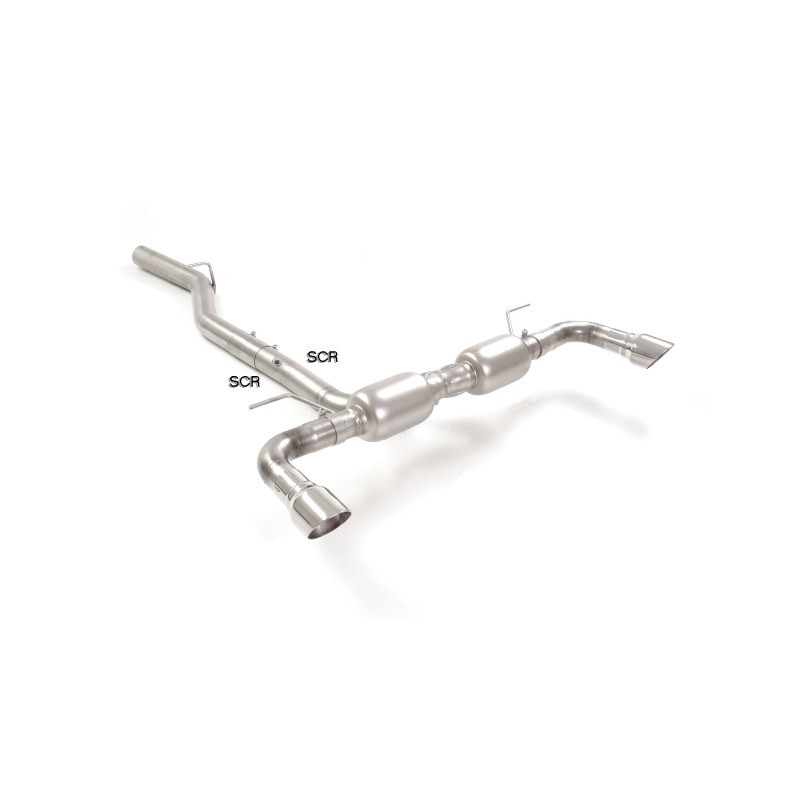 Silencieux arrière duplex RAGAZZON pour ALFA ROMEO Giulia(952) 2.2TD Q4 (140kW) 09/2018-