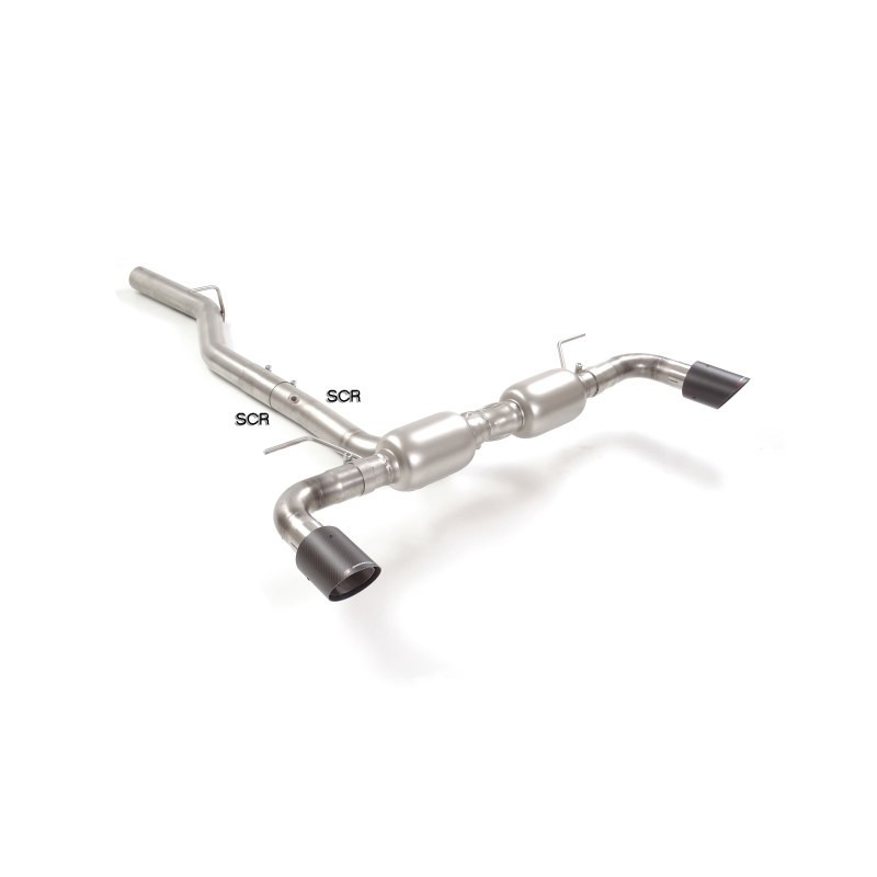 Silencieux arrière duplex RAGAZZON pour ALFA ROMEO Giulia(952) 2.2TD Q4 (140kW) 09/2018-