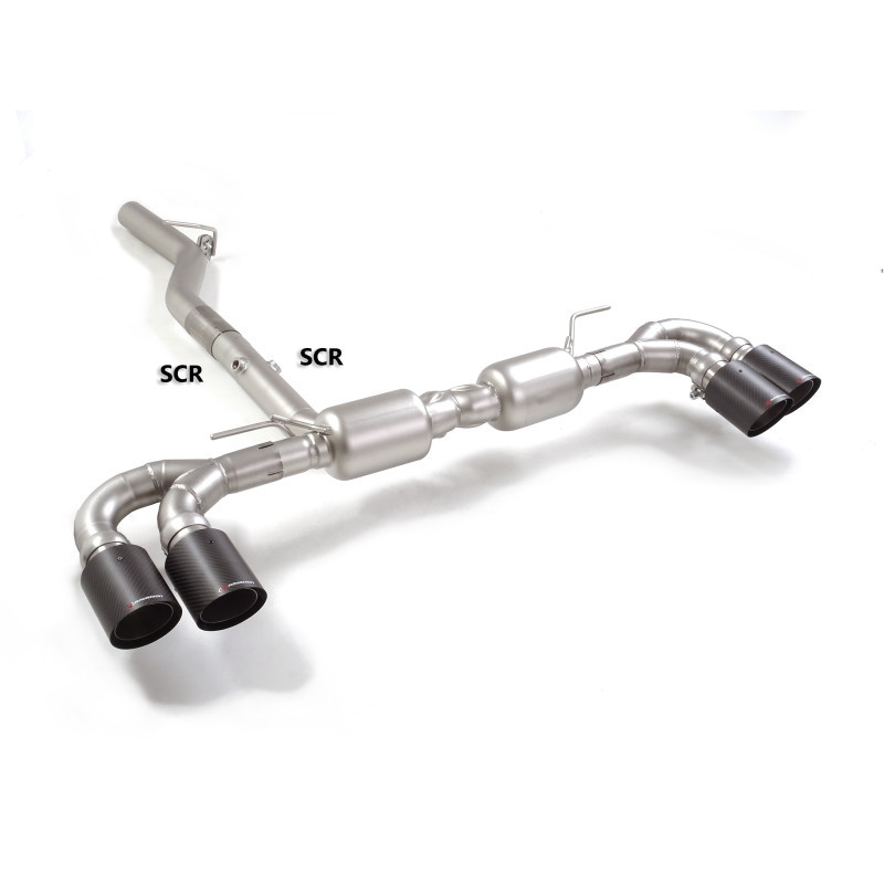 Silencieux arrière duplex RAGAZZON pour ALFA ROMEO Giulia(952) 2.2TD Q4 (140kW) 09/2018-