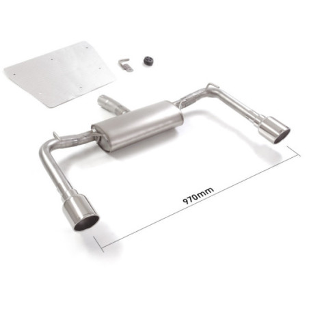 Silencieux arrière duplex RAGAZZON pour ALFA ROMEO Giulietta(940) 1.4TB (125kW) 2010-2018