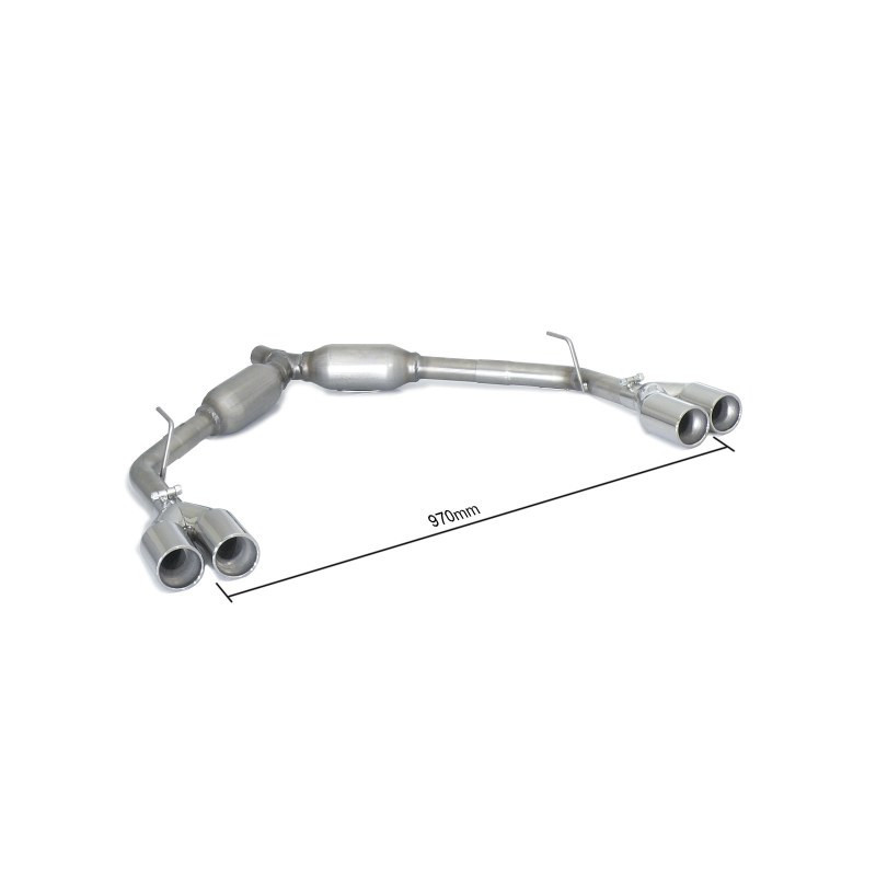 Silencieux arrière duplex RAGAZZON pour ALFA ROMEO Giulietta(940) 1.4TB GPL (88kW) 2012-2020