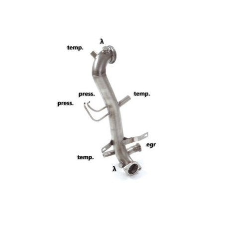 Tube remplacement cat RAGAZZON pour ALFA ROMEO Giulietta(940) 1.6JTDm2 (88kW) 2015-2018