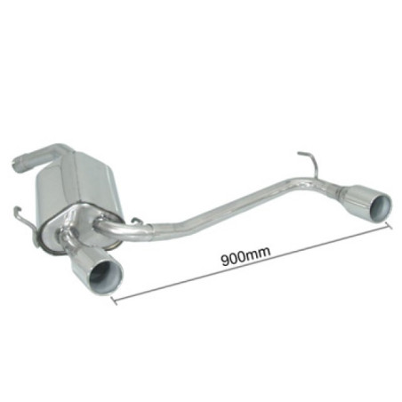Silencieux arrière duplex RAGAZZON pour ALFA ROMEO GT(937) 3.2 V6 24V (177kW) 2004-
