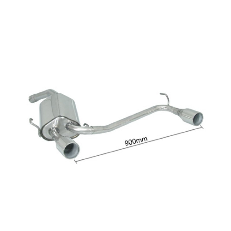 Silencieux arrière duplex RAGAZZON pour ALFA ROMEO GT(937) 3.2 V6 24V (177kW) 2004-