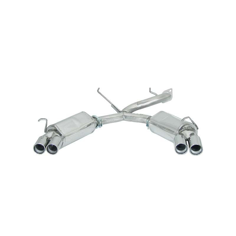 Silencieux arrière duplex RAGAZZON pour ALFA ROMEO GTV(916) / Spider(916) T.S. 1.8I 16V (106Kw) - 2.0 16V (110/114Kw) 1995-