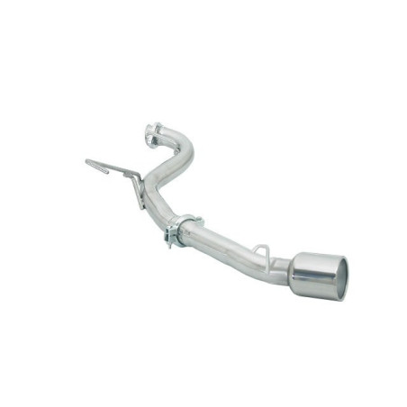 Tube arrière avec 1 sortie ronde 102 mm RAGAZZON pour ALFA ROMEO GTV(916) / Spider(916) 2.0 V6 Turbo (148Kw) 1995-