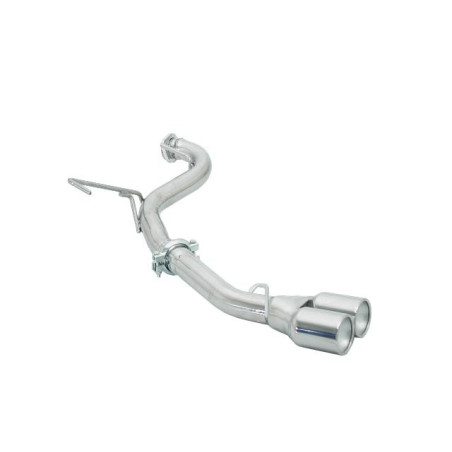 Tube arrière avec 2 sorties rondes 70 mm RAGAZZON pour ALFA ROMEO GTV(916) / Spider(916) 2.0 V6 Turbo (148Kw) 1995-