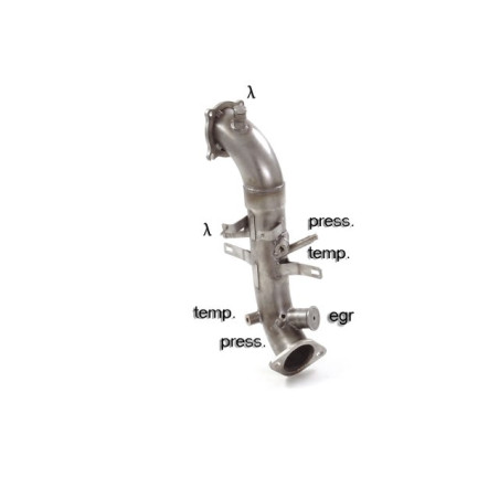 Tube remplacement cat RAGAZZON pour ALFA ROMEO Stelvio(949) 2.0 Turbo Q4 (206kW) 2017-