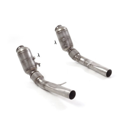 Catalyseurs métalliques 200cpsi gauche/droite RAGAZZON pour ALFA ROMEO Stelvio(949) 2.9 Bi-Turbo (375kW) Quadrifoglio 2017-