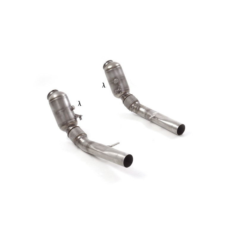 Catalyseurs métalliques 200cpsi gauche/droite RAGAZZON pour ALFA ROMEO Stelvio(949) 2.9 Bi-Turbo (375kW) Quadrifoglio 2017-