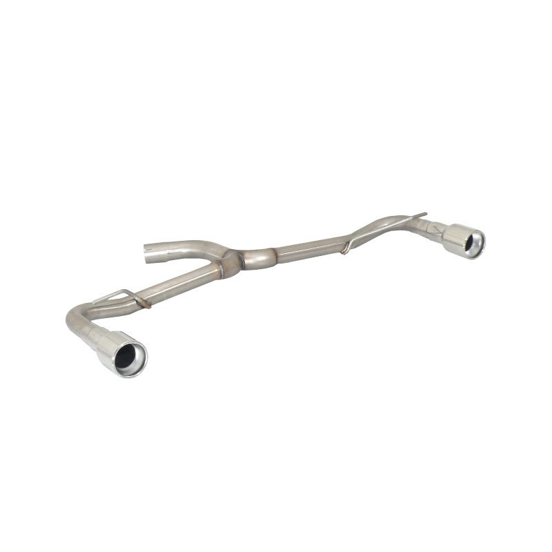 Tube arrière duplex g/d avec 1 sortie 90 mm RAGAZZON pour VOLKSWAGEN Golf Mk6 (typ 1K) 2.0 GTI TSI (155kW) 2009-