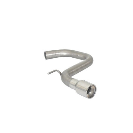Tube arrière avec 1 sortie ronde 90 mm RAGAZZON pour VOLKSWAGEN Golf Mk6 (typ 1K) 1.6TDi DPF (77kW) 2009-2013