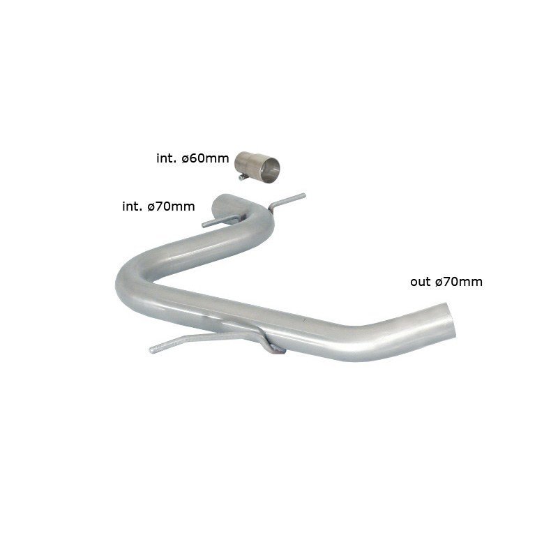Tube intermédiaire RAGAZZON pour VOLKSWAGEN Golf Mk6 (typ 1K) 2.0 GTI TSI (155 / 173kW) ø70mm 2009-