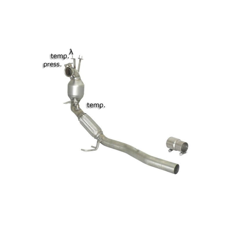 Filtre à particules RAGAZZON pour VOLKSWAGEN Golf Mk6 (typ 1K) 1.6TDi DPF (66kW) 2009-2013