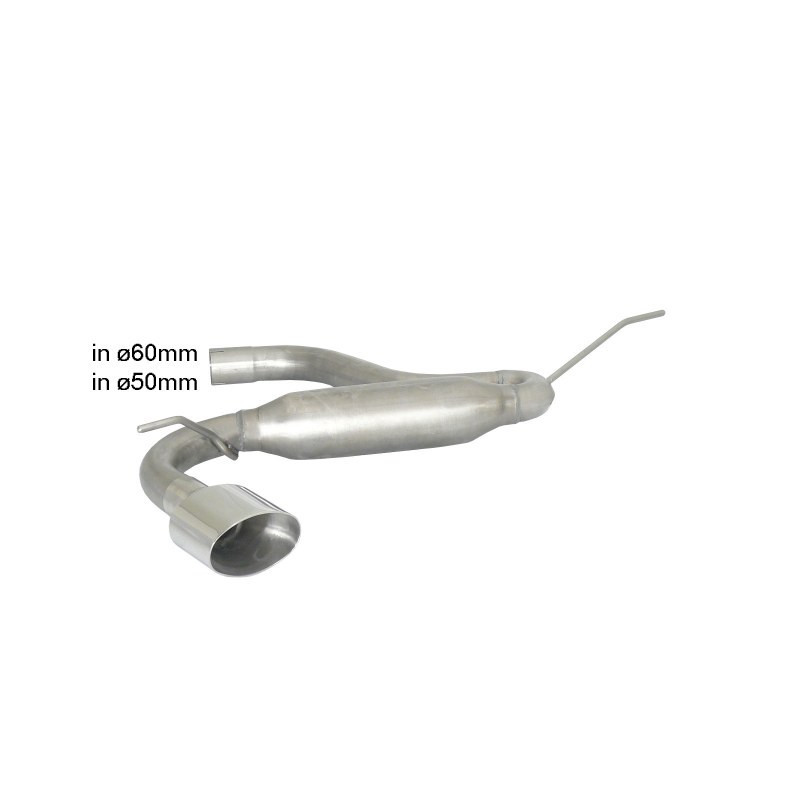 Silencieux arrière RAGAZZON pour VOLKSWAGEN Golf Mk7 (typ AU) 1.4TSI (90kW) 2012-2014