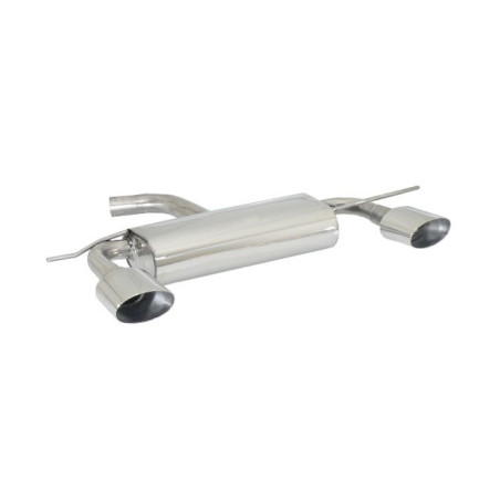 Silencieux arrière duplex RAGAZZON pour VOLKSWAGEN Scirocco Mk3 (typ 13) 1.4TSI (118kW) 2008-2014