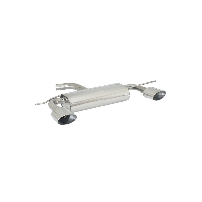 Silencieux arrière duplex RAGAZZON pour VOLKSWAGEN Scirocco Mk3 (typ 13) 2.0TFSI (147 / 155kW) 10/2008-2014