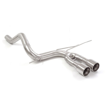 Tube arrière avec 2 sorties ronde centrales 102 mm ligne a RAGAZZON pour FORD Focus Mk3 (typ DYB) ST 2.0T (184kW) 2011-