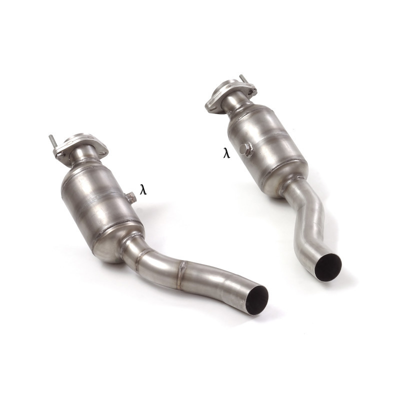 Catalyseurs métalliques 200cpsi gauche/droite ligne avec di RAGAZZON pour JAGUAR F-Type Coupè 3.0 V6 (250kW) 07/2018-12/2019
