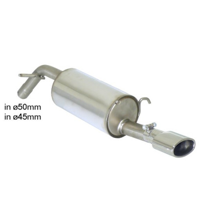 Silencieux arrière RAGAZZON pour PEUGEOT 208 Mk1 1.4VTi (70kW) 2012-