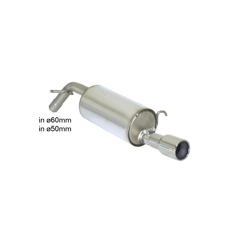 Silencieux arrière RAGAZZON pour PEUGEOT 208 Mk1 1.6GTi (147kW) 2013-2015