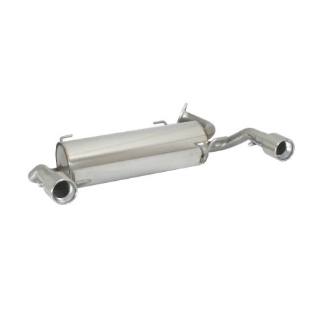 Silencieux arrière duplex RAGAZZON pour SUZUKI Swift Mk4 (typ MZ) Sport 1.6 16V 3p (92kw) 2007-