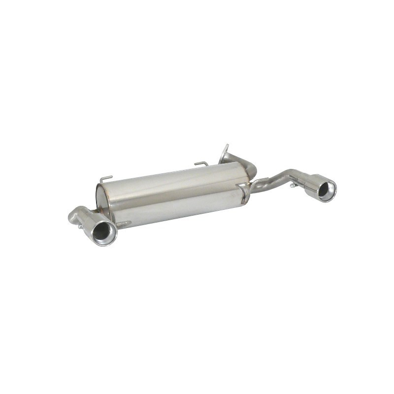 Silencieux arrière duplex RAGAZZON pour SUZUKI Swift Mk4 (typ MZ) Sport 1.6 16V 3p (92kw) 2007-