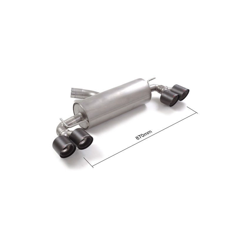 Silencieux arrière duplex RAGAZZON pour TOYOTA Yaris GR GR-Four 1.6 (192kW) 2020-2024