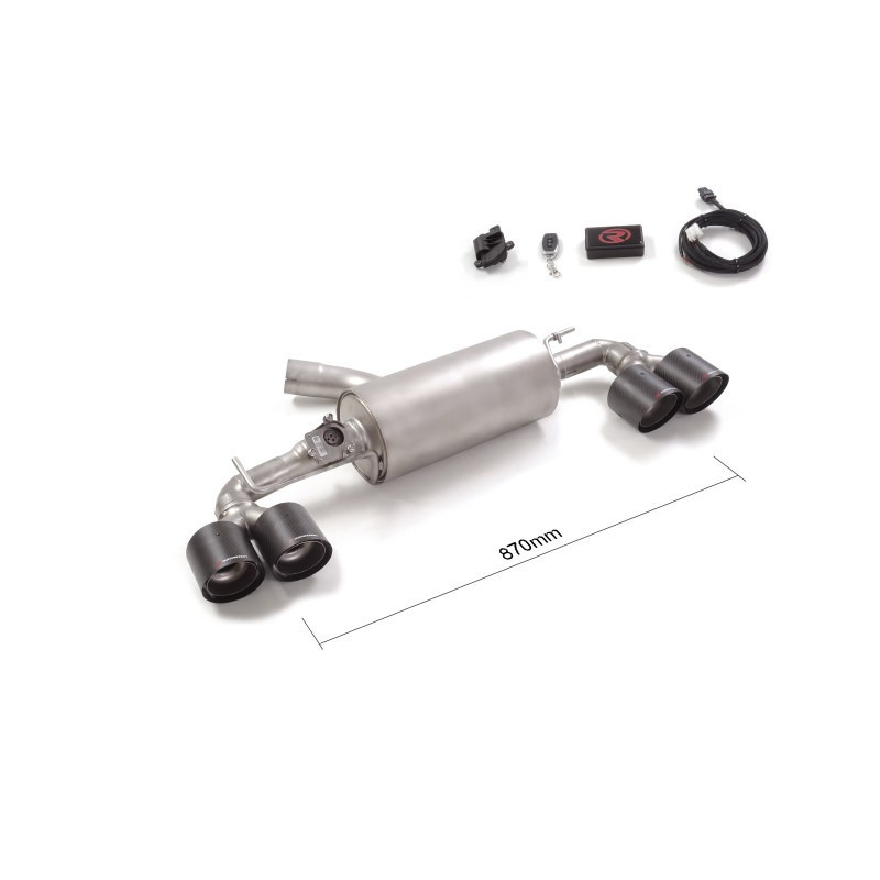 Silencieux arrière duplex RAGAZZON pour TOYOTA Yaris GR GR-Four 1.6 (192kW) 2020-2024