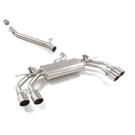 Silencieux arrière duplex RAGAZZON pour AUDI S3 (typ 8Y) S3 Sedan Quattro 2.0TFSI (245kW) 04/2024-