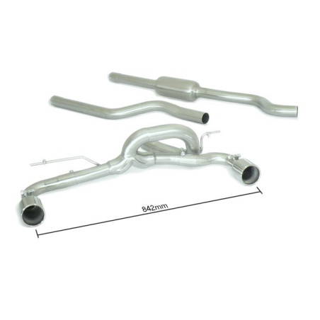 Tubes arrière RAGAZZON pour BMW Série1 F20 120d - xd (135kW - N47) 2011-2015