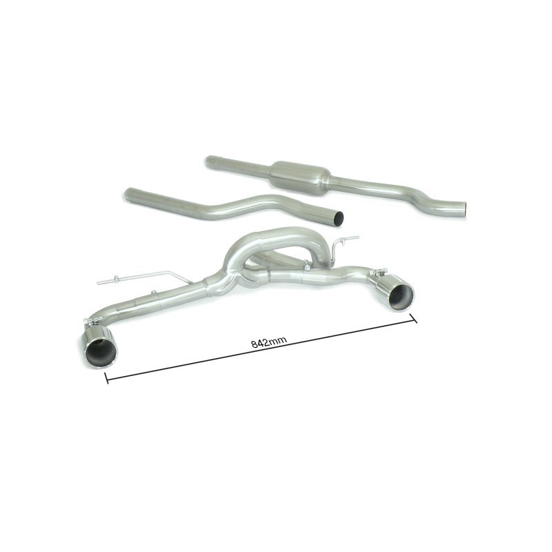 Tubes arrière RAGAZZON pour BMW Série1 F20 120d - xd (135kW - N47) 2011-2015