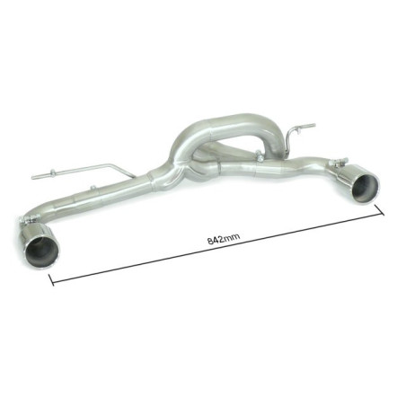 Tubes arrière RAGAZZON pour BMW Série1 F20 120d - xd (135kW - N47) 2011-2015