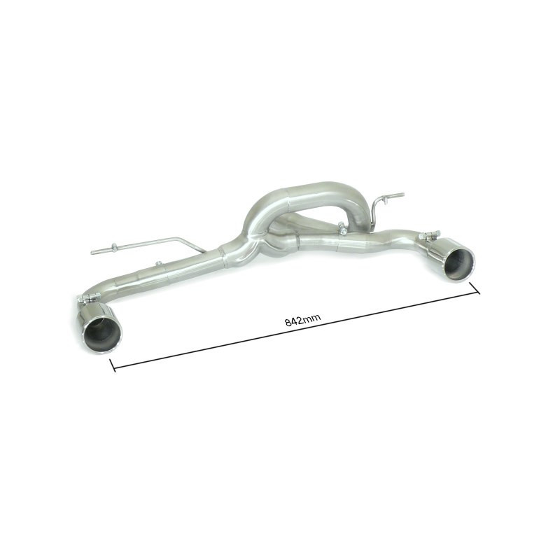 Tubes arrière RAGAZZON pour BMW Série1 F20 120d - xd (135kW - N47) 2011-2015