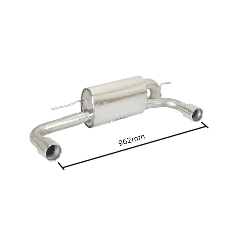 Silencieux arrière duplex RAGAZZON pour BMW Série1 F20 118i (125kW - N13) 2011-2015