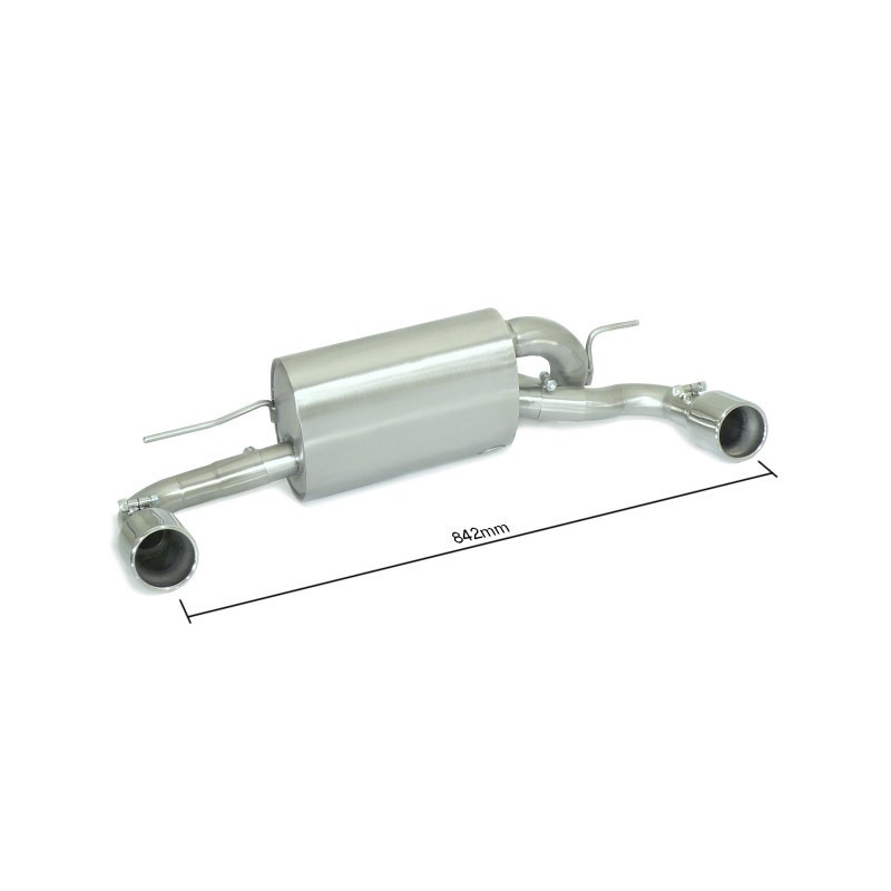 Silencieux arrière duplex RAGAZZON pour BMW Série1 F20 118i (125kW - N13) 2011-2015