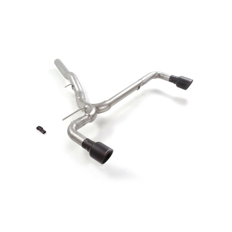 Tube arrière duplex g/d avec 1 sortie ronde sport line bla RAGAZZON pour BMW Série1 F40 M135i xDrive (225kW) 2019-10/2020