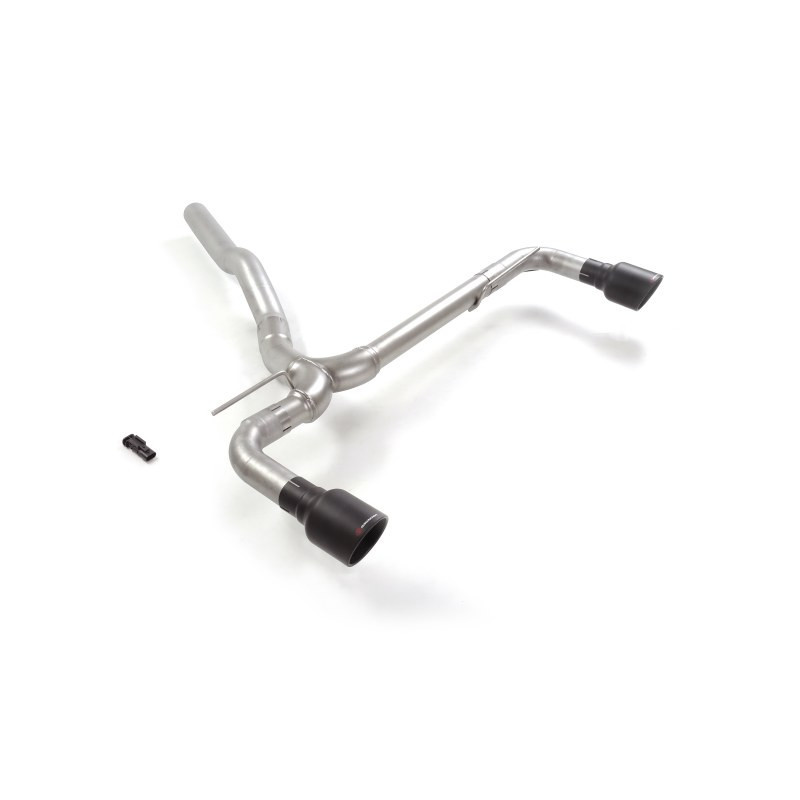 Tube arrière duplex g/d avec 1 sortie ronde sport line bla RAGAZZON pour BMW Série1 F40 128Ti (195kW) 11/2020-06/2024
