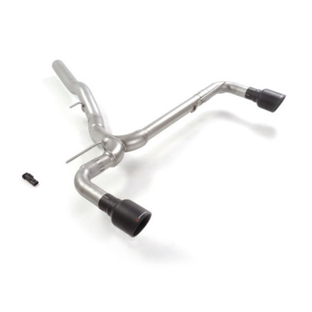 Tube arrière duplex g/d avec 1 sortie ronde sport line bla RAGAZZON pour BMW Série1 F40 M135i xDrive (225kW) 11/2020-06/2024
