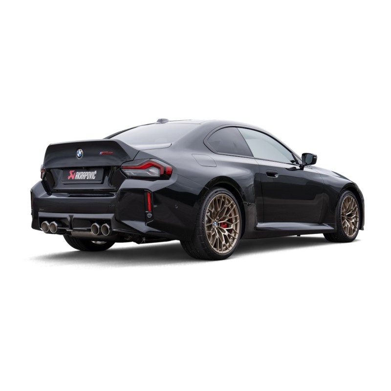 Ligne d'échappement Titane/Inox AKRAPOVIC pour BMW M2 G87 + CS (2023+)