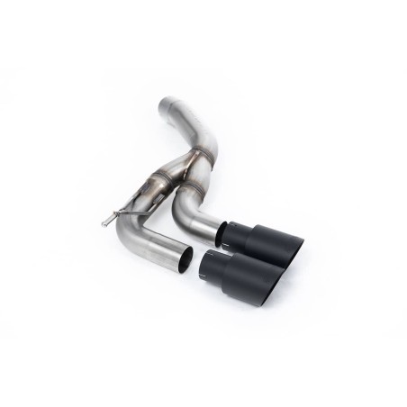 Silencieux d'échappement inox MILLTEK pour Land Rover Defender D350 130 Diesel (2024+) Embout Noir