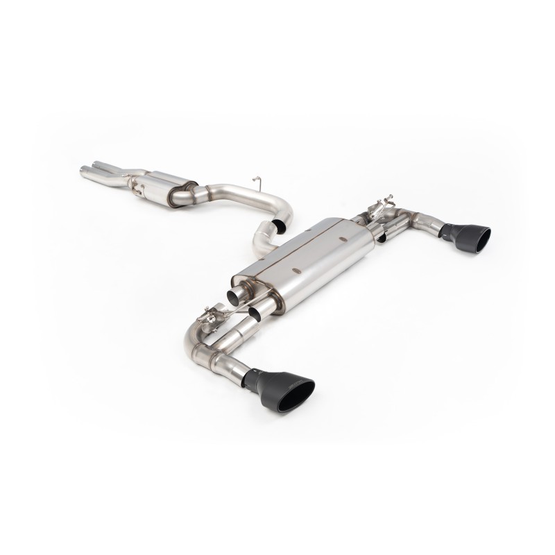 Ligne d'échappement Catback MILLTEK Audi RS3 8V Sportback 367ch (2015-2017) - sorties noires (Race)