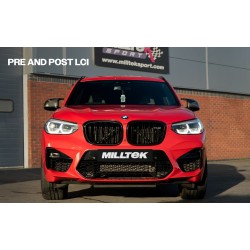 Ligne d'échappement Catback MILLTEK BMW X3M G01 + Competition -Avec FAP (2019+) (Race)