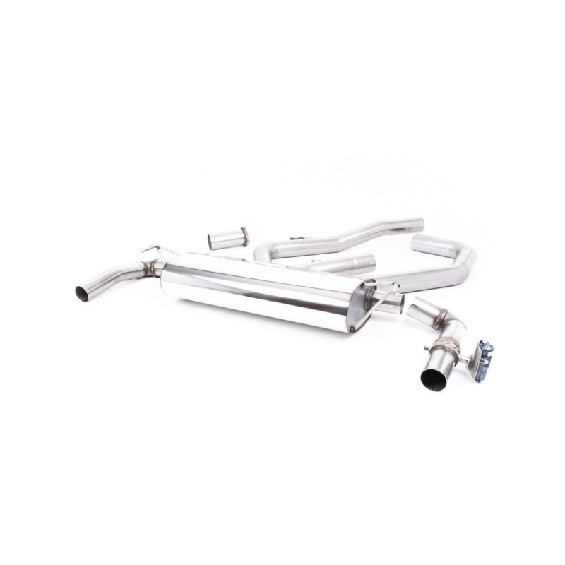 Ligne inox FAP Back MILLTEK Hyundai i30 N Performance 2.0 T-GDi Fastback 275ch - FAP (2019-2021) - sorties carbone (ECE)