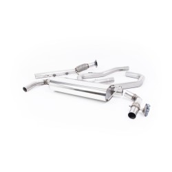 Ligne inox Catback MILLTEK Hyundai i30 N Performance 2.0 T-GDi Fastback 275ch - FAP (2019-2021) - sorties carbone (Race)