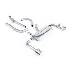 Ligne d'échappement Catback MILLTEK Hyundai i30 N Performance 2.0 T-GDi 280ch -Facelift - FAP (2021+) (Race)