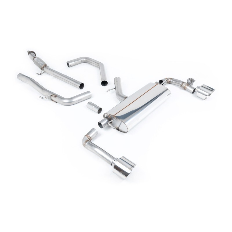 Ligne d'échappement Catback MILLTEK Hyundai i30 N Performance 2.0 T-GDi 280ch -Facelift - FAP (2021+) (Race)